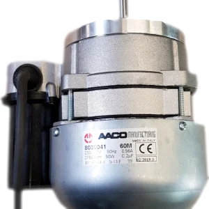 Ventilátor motor 230/240 50 Hz; 0,56 A; 2750 G/min. IP 44.AACO code 000210